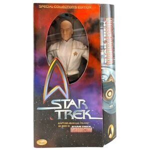 1998 Star Trek Insurrection Captain Jean-Luc Picard 12” Figure Playmates ~ NEW
